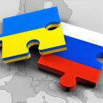 En ukrainsk och en rysk pusselbit på den europeiska kartan